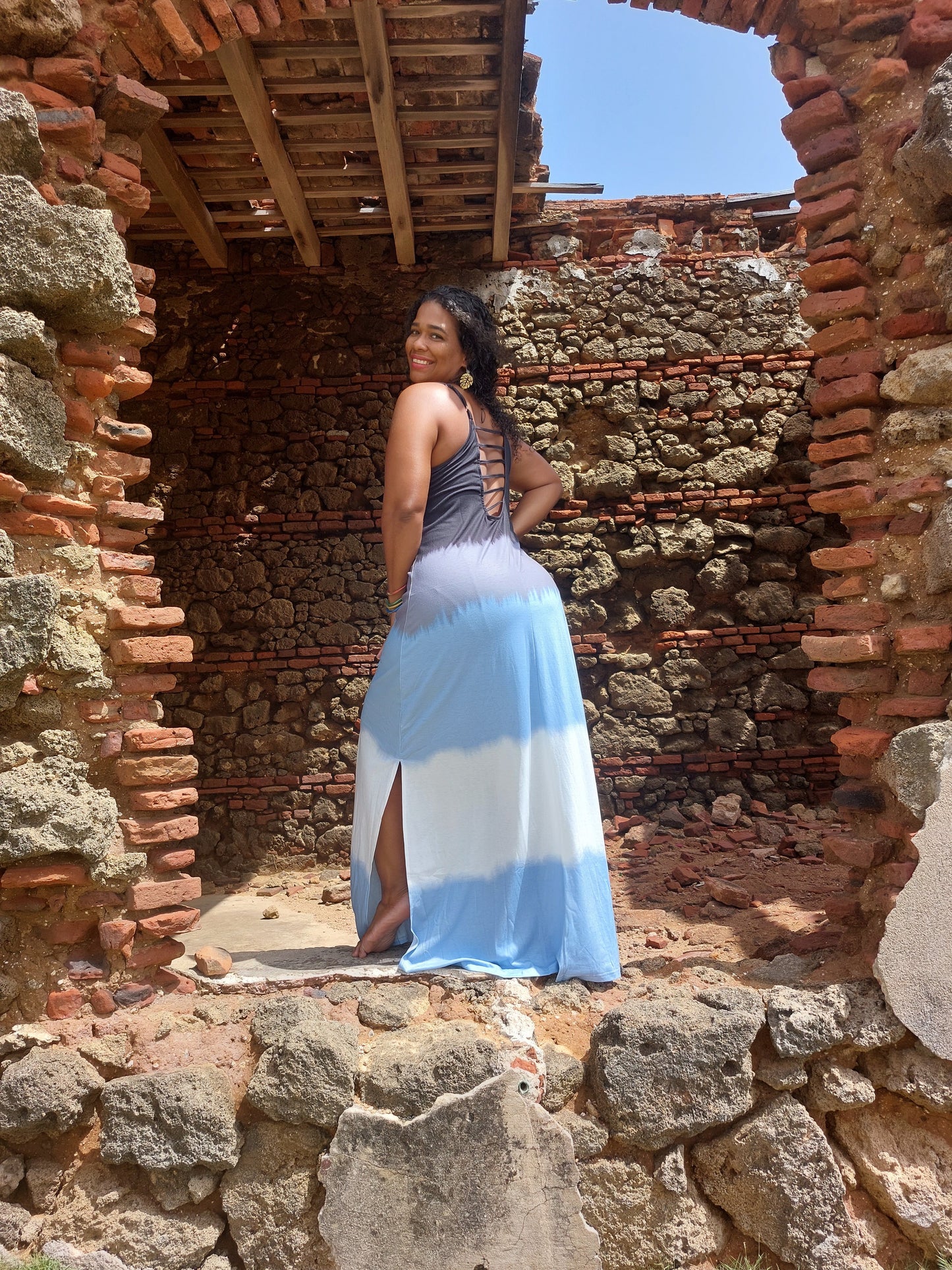 Sky Blue Maxi Dress
