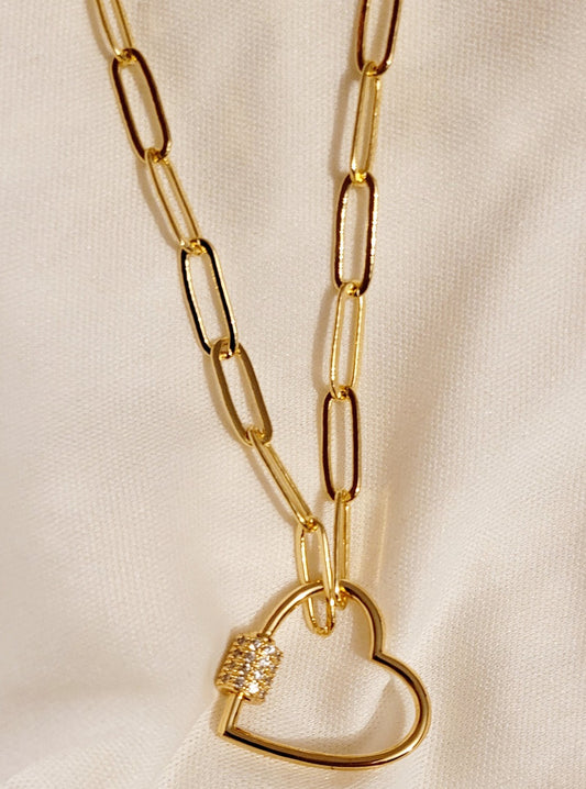 Fashion Gold Heart Necklace