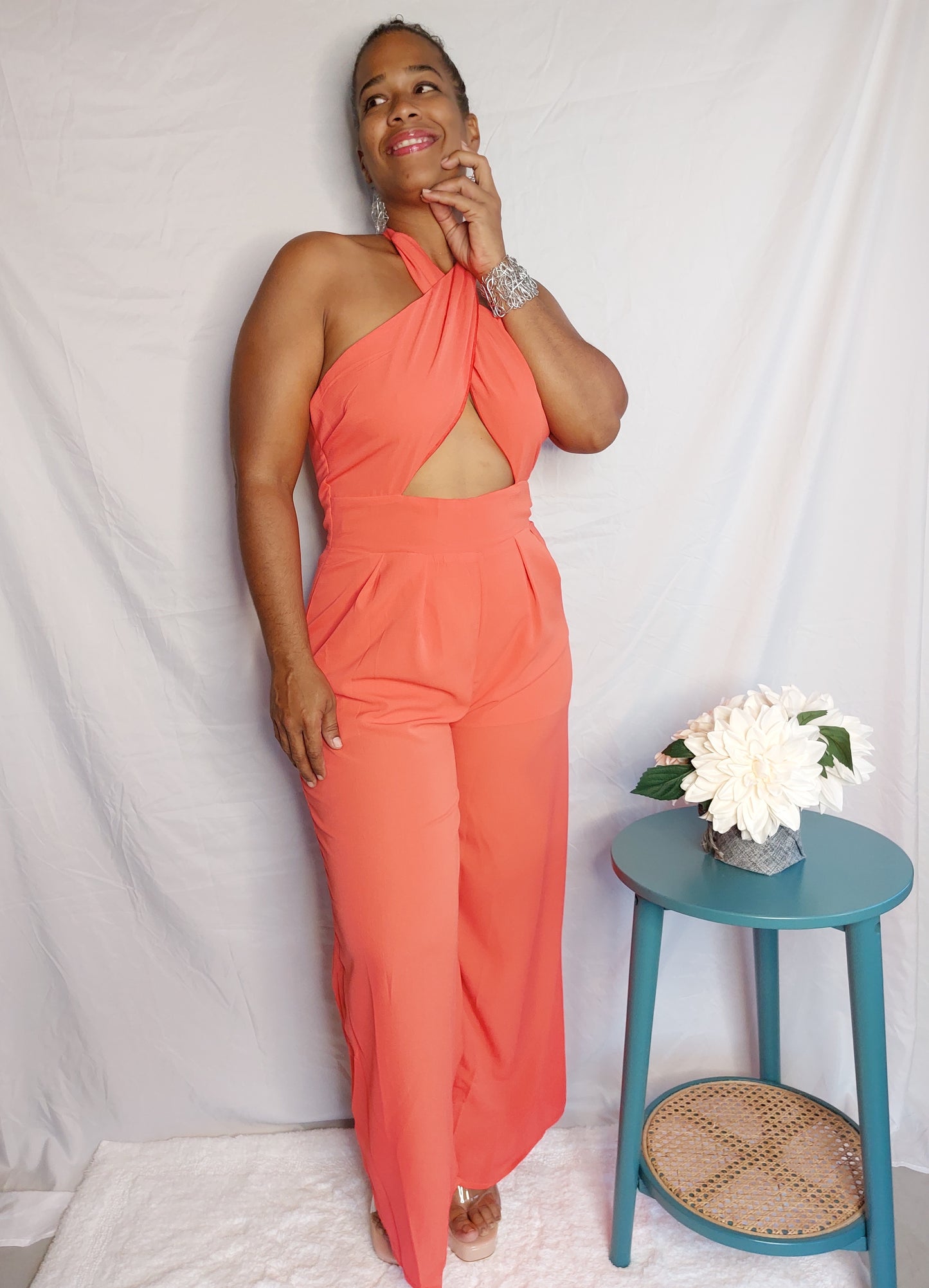 Coral Jumpsuit