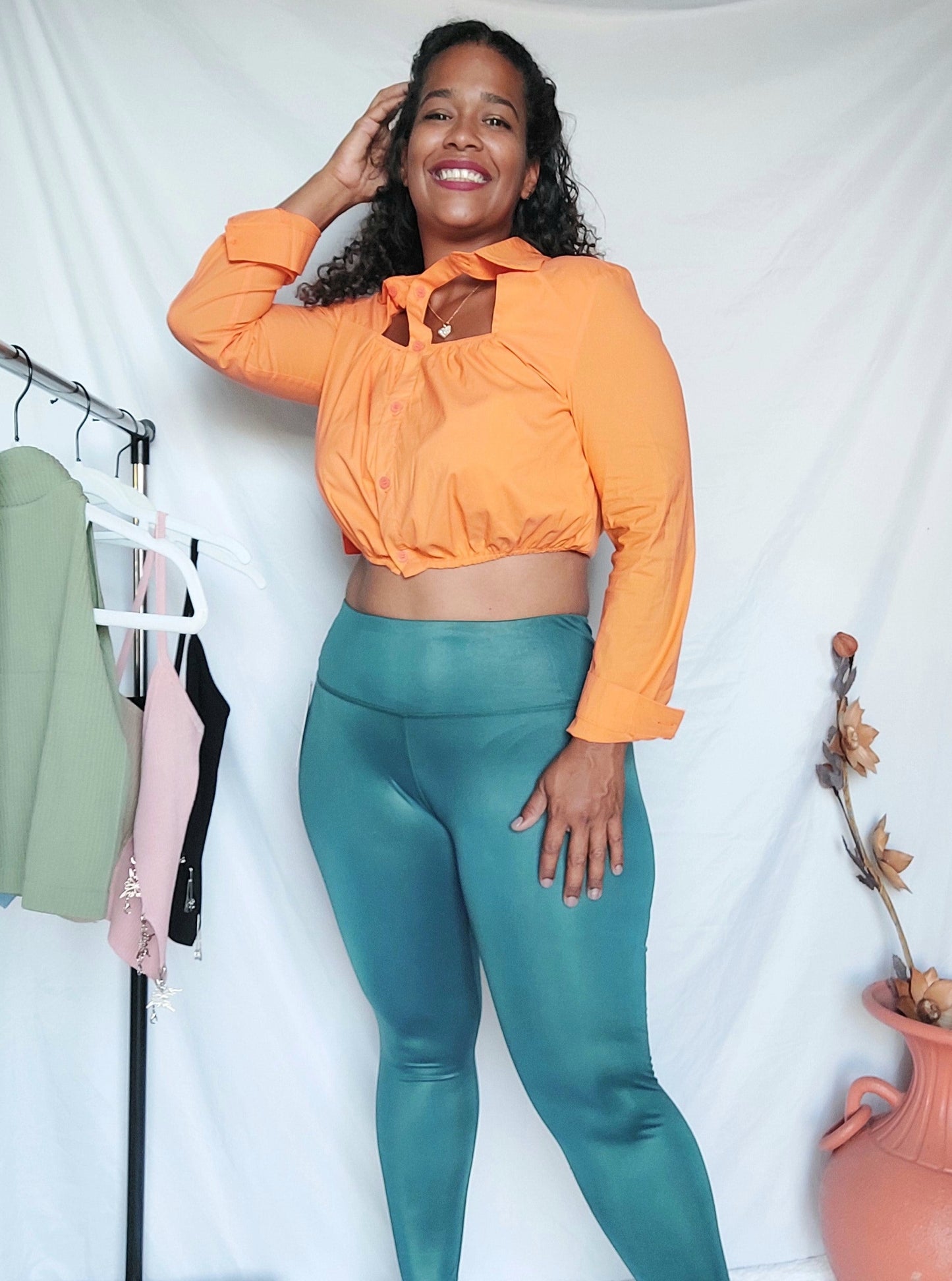 Teal Greens Leggins